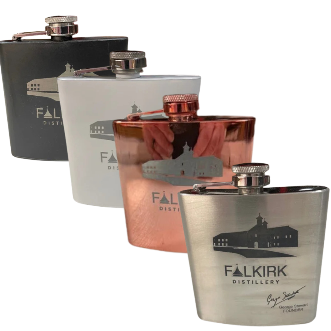 6 oz Stainless Steel Hipflasks (Optional Personalisation)
