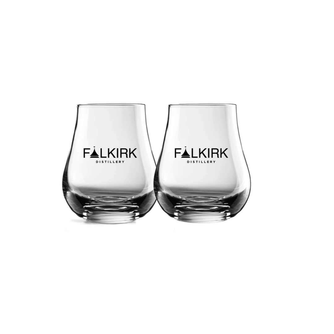 Falkirk Distillery Branded Whisky Tumblers - Spey Glass (set of two)
