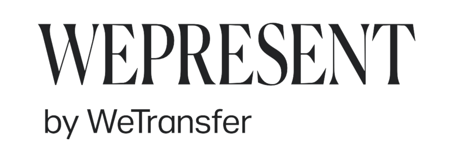 A black text logo reading 'WEPEENT by WeTransfer' on a transparent background.