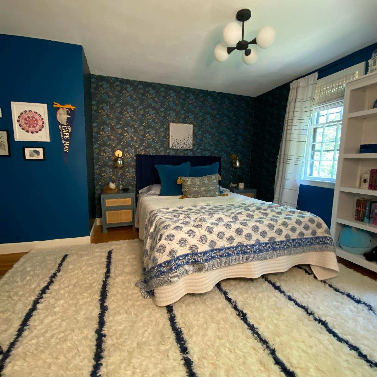 Week 8, One Room Challenge spring 2023!

How did I ever think that I would finish this on week 3? Thankfully I have a very patient daughter -client who now loves her new bedroom. This room will move her from the kiddo she used to be into  her teen ye