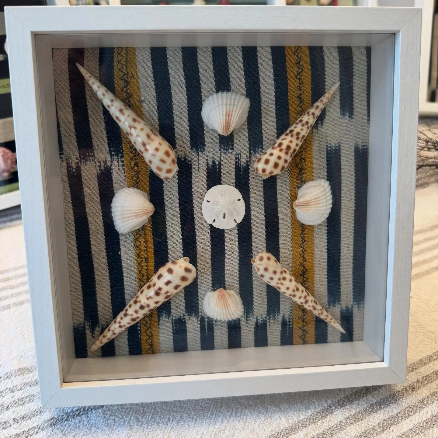 I&rsquo;ve been having fun with shell mandalas lately, and hoping to make these a recurring offer. These will be available (6 total) next week @apothecaryartists studio in time for Mothers Day!