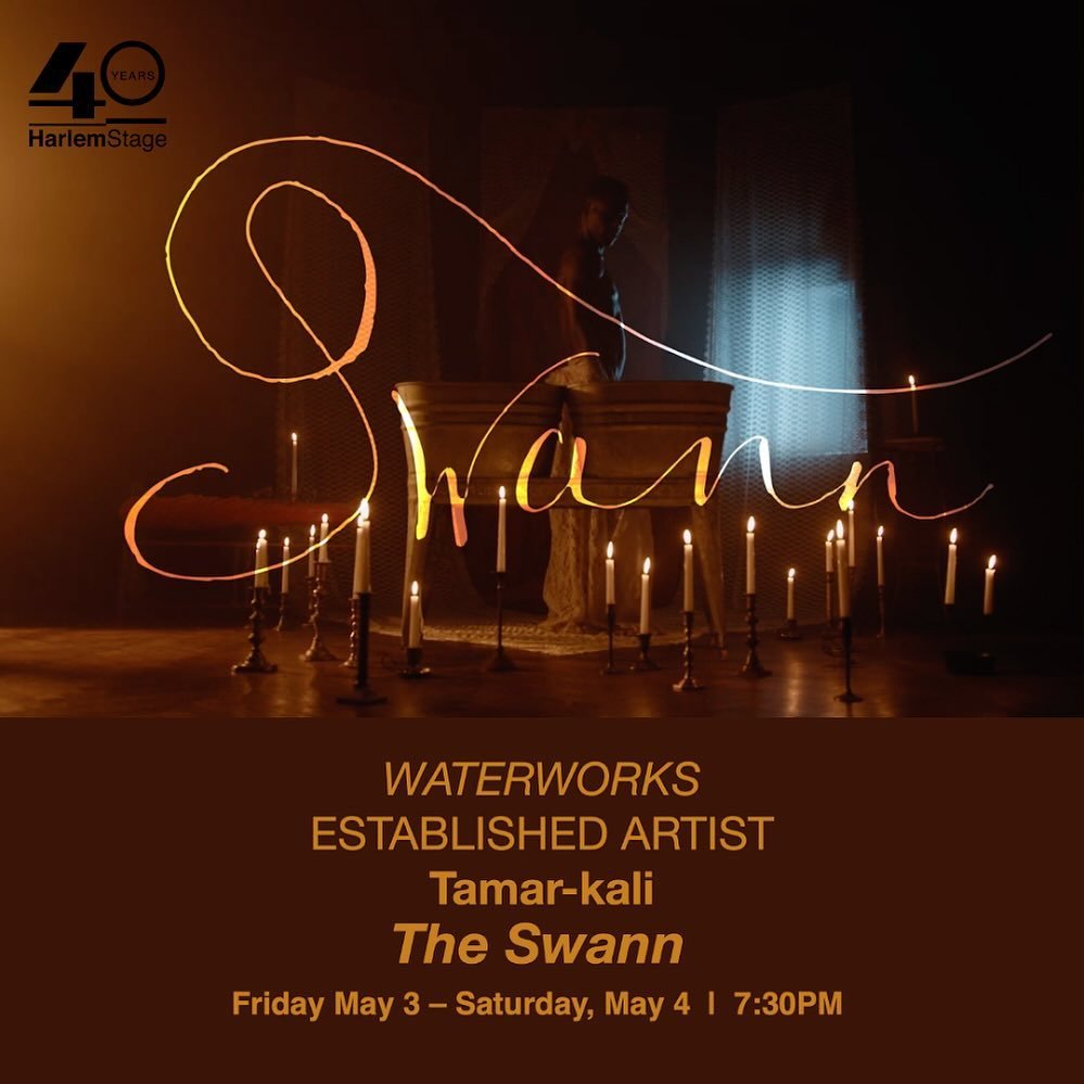 TONIGHT and TOMORROW (May 3 and May 4) at 7:30 PM, our dear colleagues at Harlem Stage are presenting a beautiful and unique new work. 

WaterWorks Established Artist, composer, vocalist, and performing and recording artist Tamar-kali presents perfor