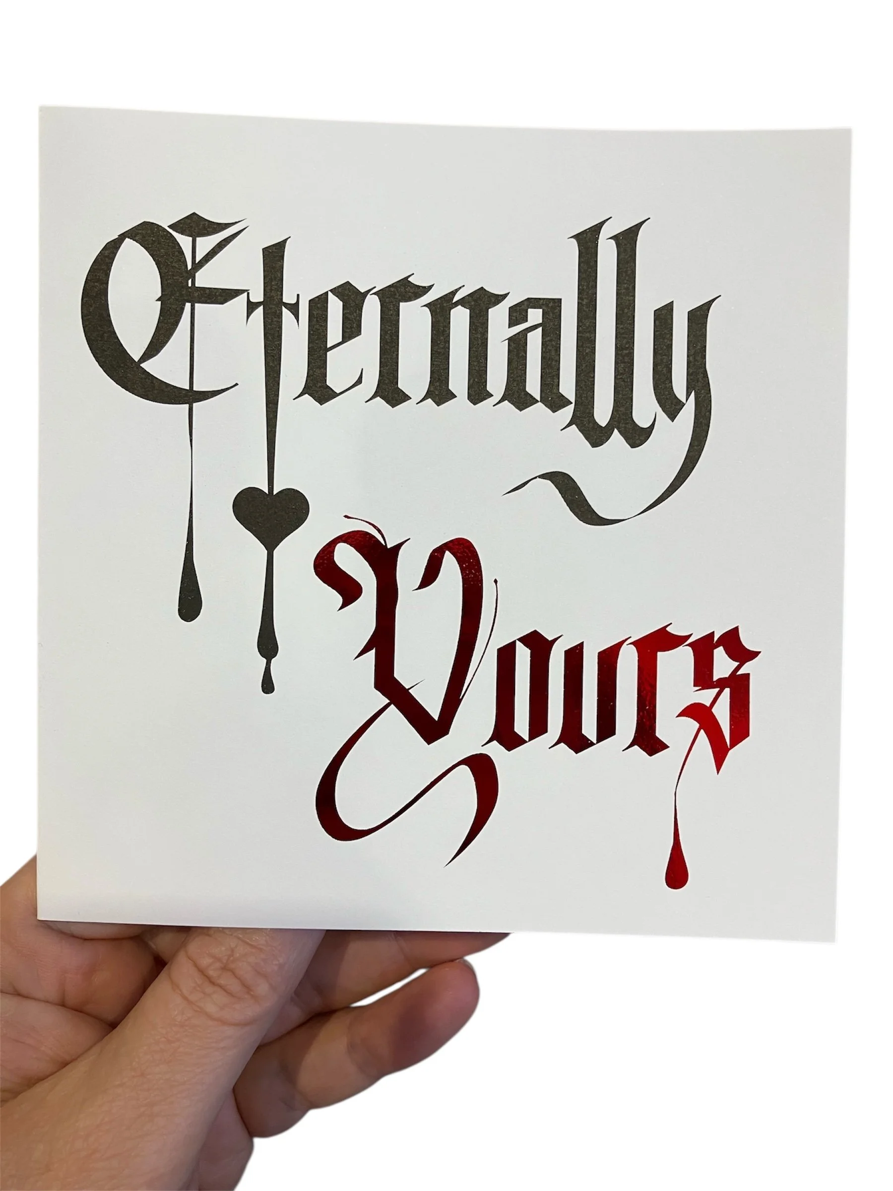 Eternally Yours (Black & Red)