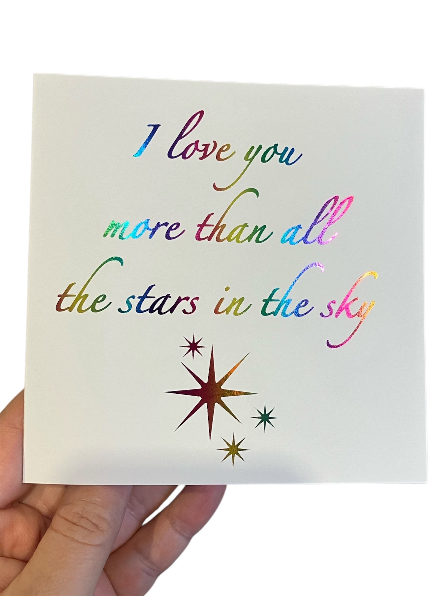 I Love You More Than All the Stars in the Sky