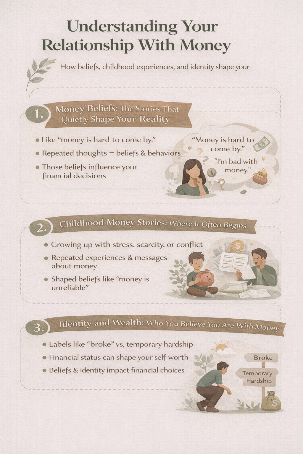 Relationship With Money Infographic
