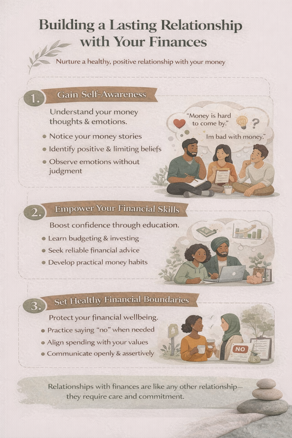 Money Relationship Infographic