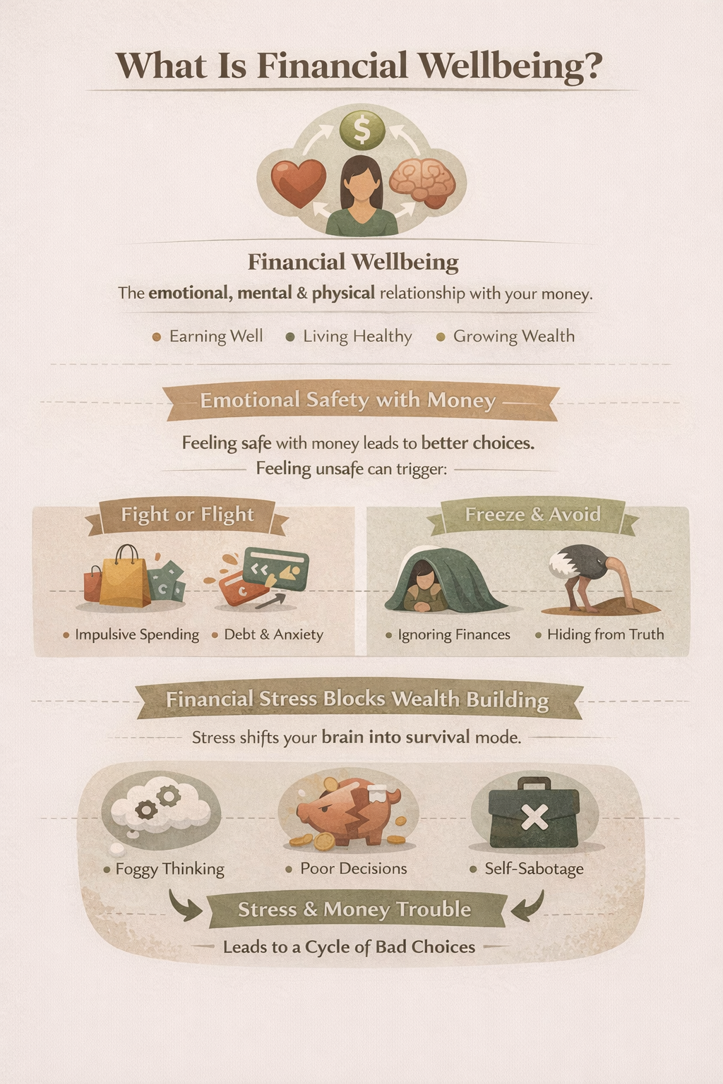 Infographic on What Is Financial Wellbeing