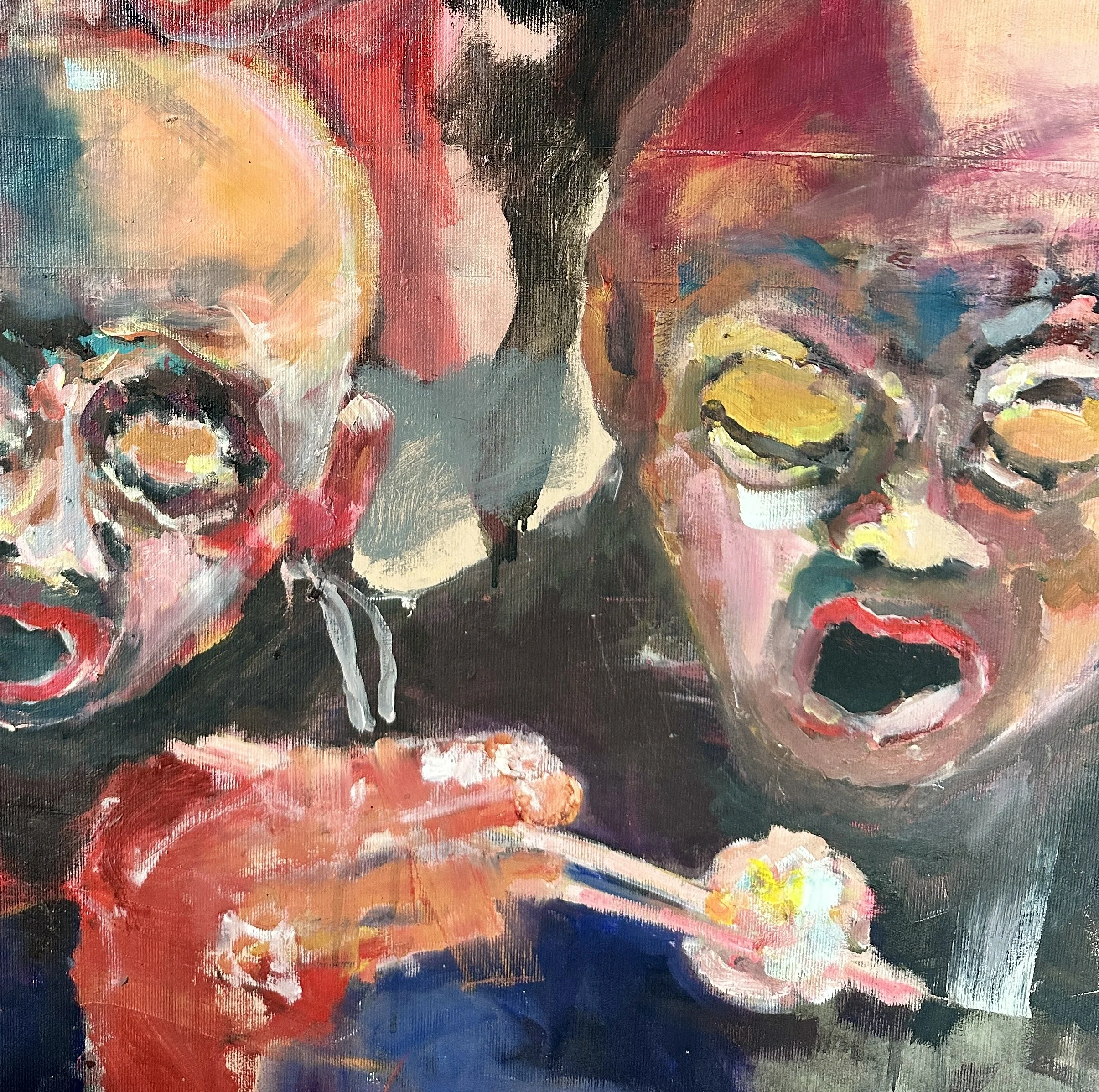 Snaoshot 130 x 100 cm Öl 2025 Auschnitt