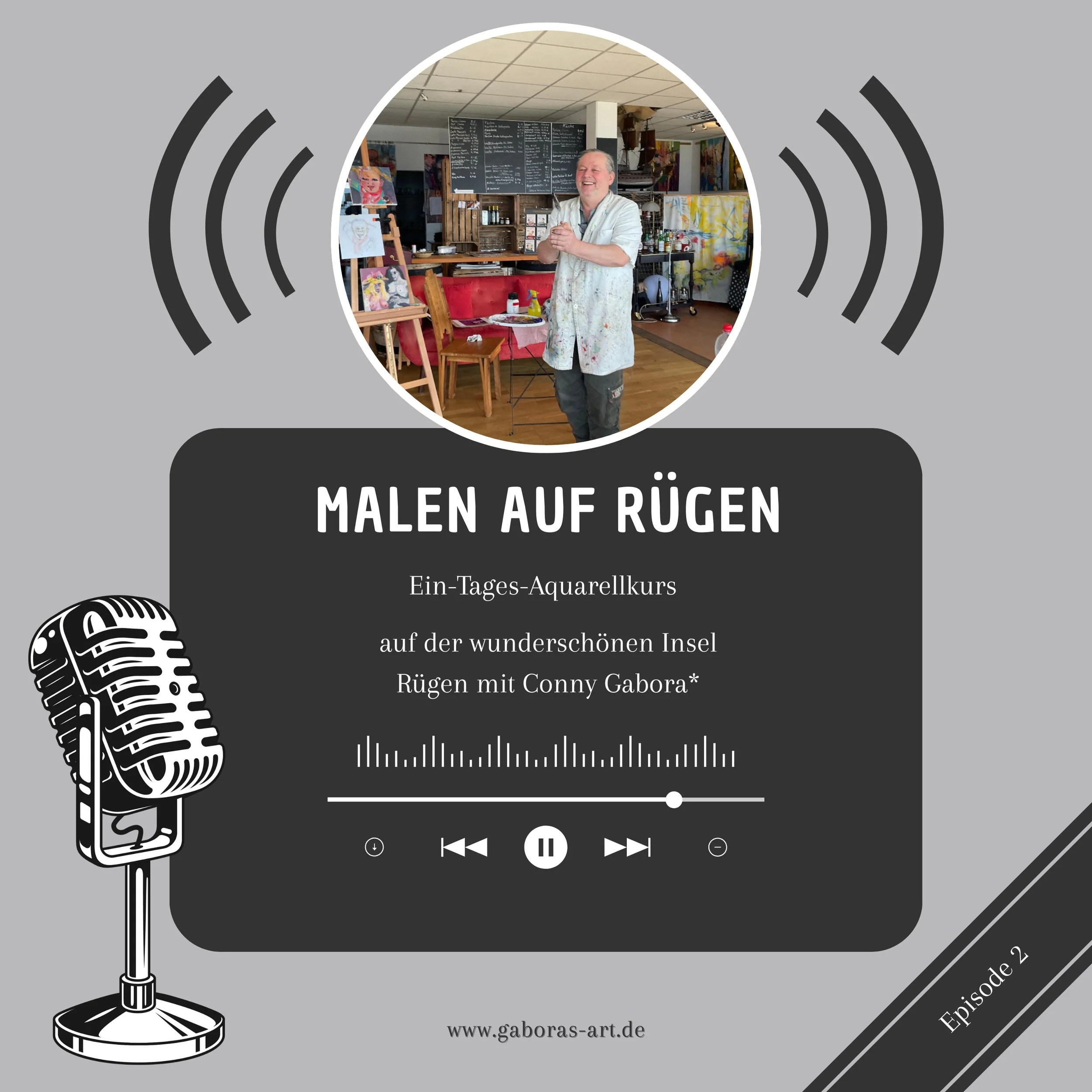 Einen Tag Aquarell malen mit Conny Gabora