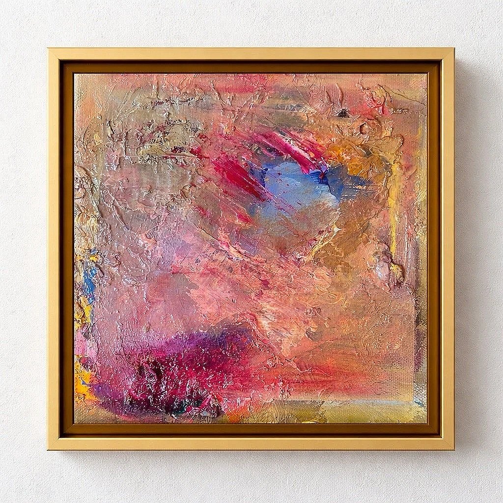  im Frühling Mixed Media 2022 20 x 20 cm