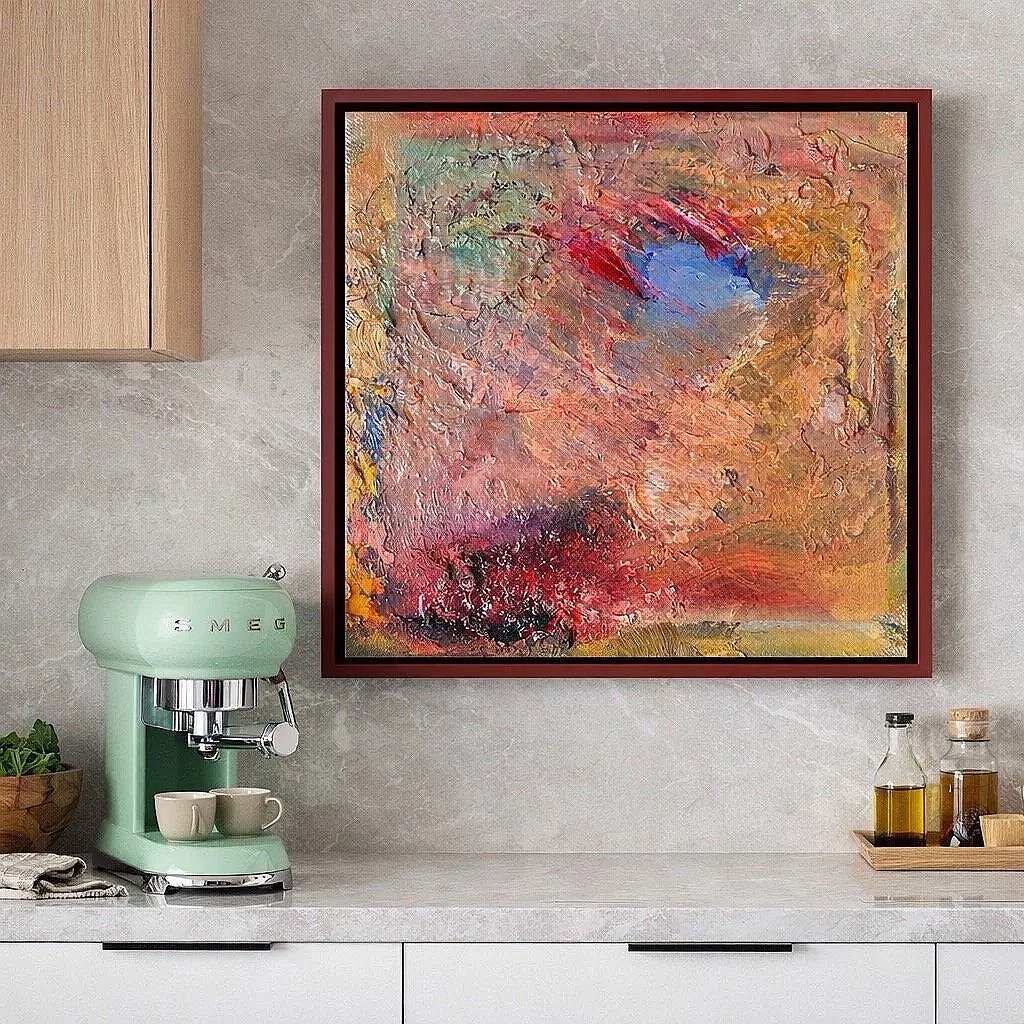  im Frühling Mixed Media 2022 20 x 20 cm