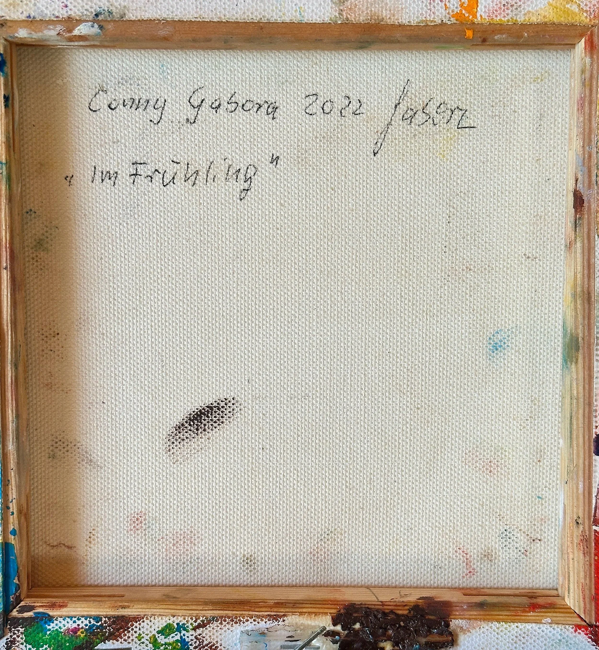  im Frühling Mixed Media 2022 20 x 20 cm