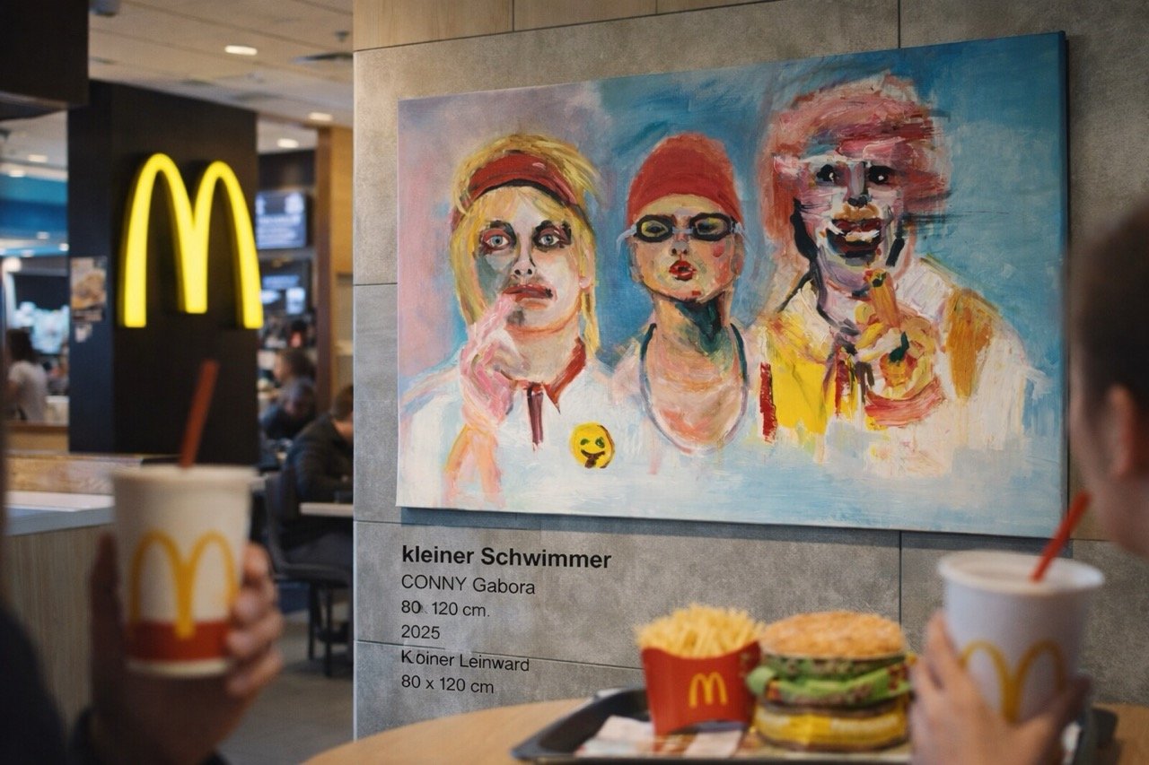 Kleiner Schwimmer (2025)
Öl auf Leinwand, 80 x 120 cm