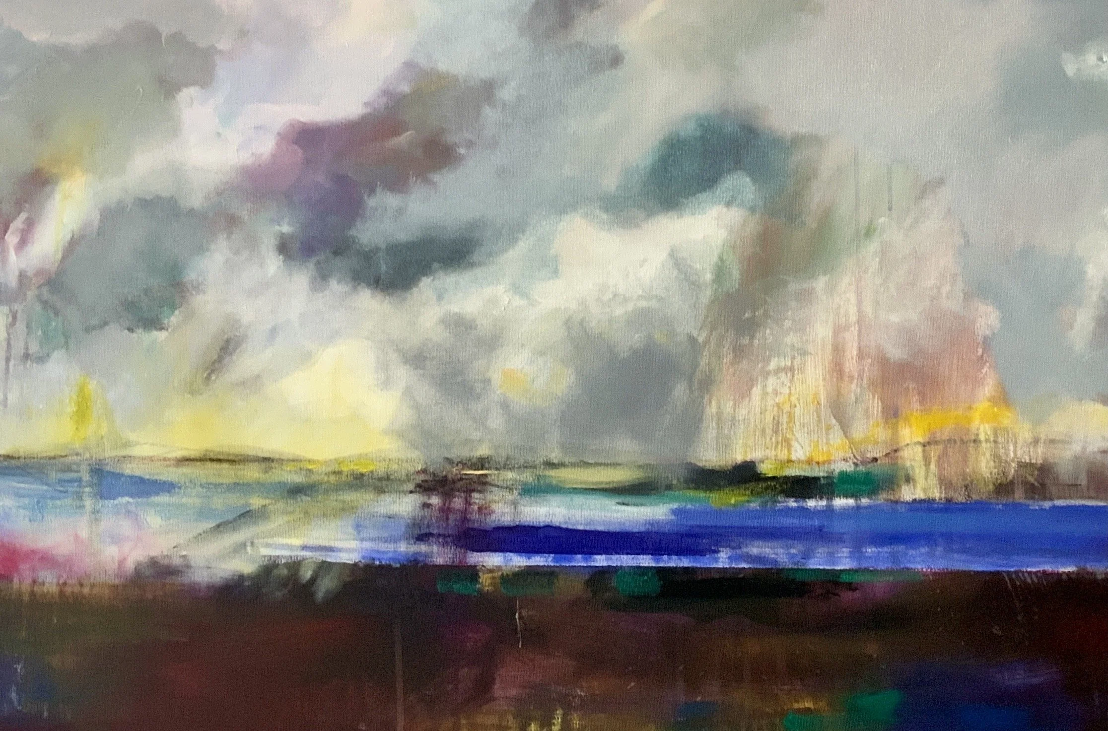 Windland 2 Acryl- und Ölmalerei auf Leinwand 80 × 120 cm