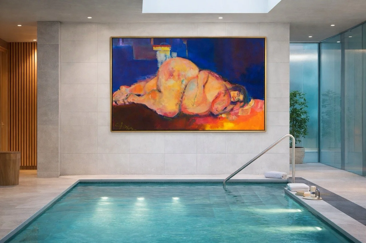 ,,Eva'' 50 x 70 cm Acryl auf Leinwand.