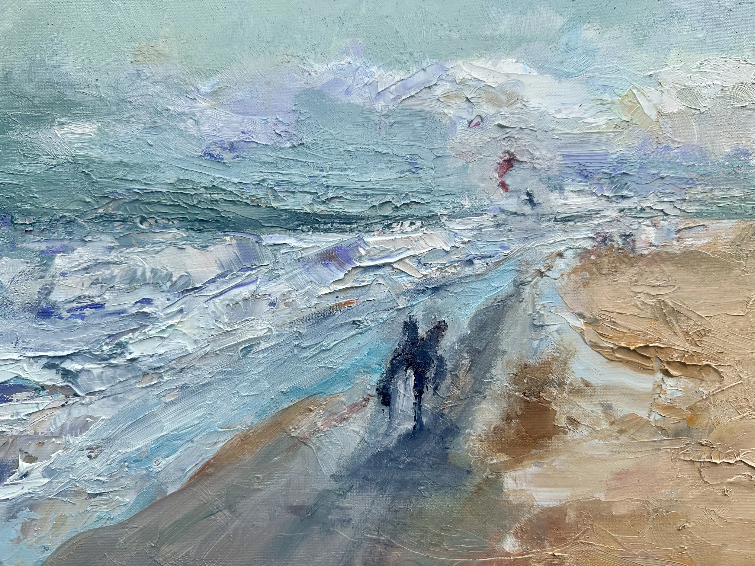 "es wettert wie schön" Öl auf Malplatte 30 x 40 cm Preis: 590 € plain are Malerei