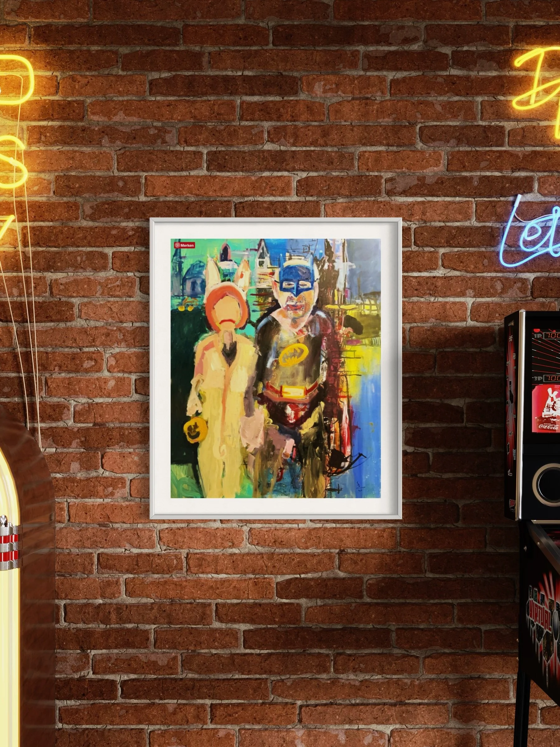 Hallo Haase Acryl / Öl auf Leinwand 100 X 80 cm 2022