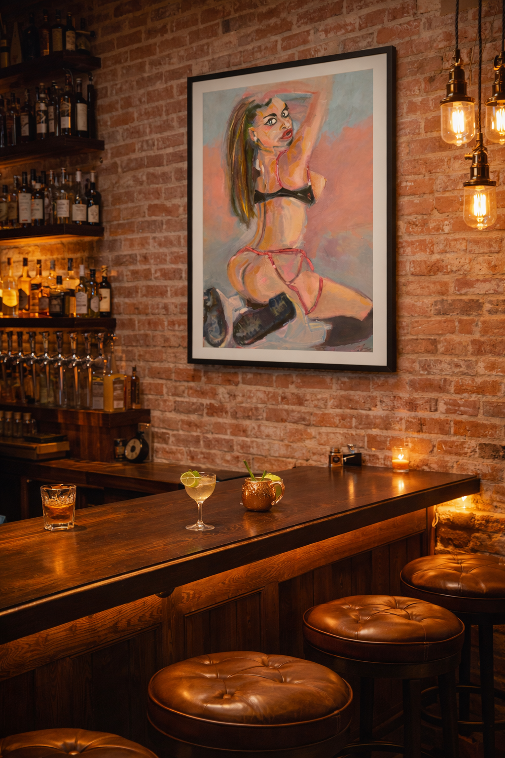 „Ivonne“ Akt:Öl:L 70 x 50:2021