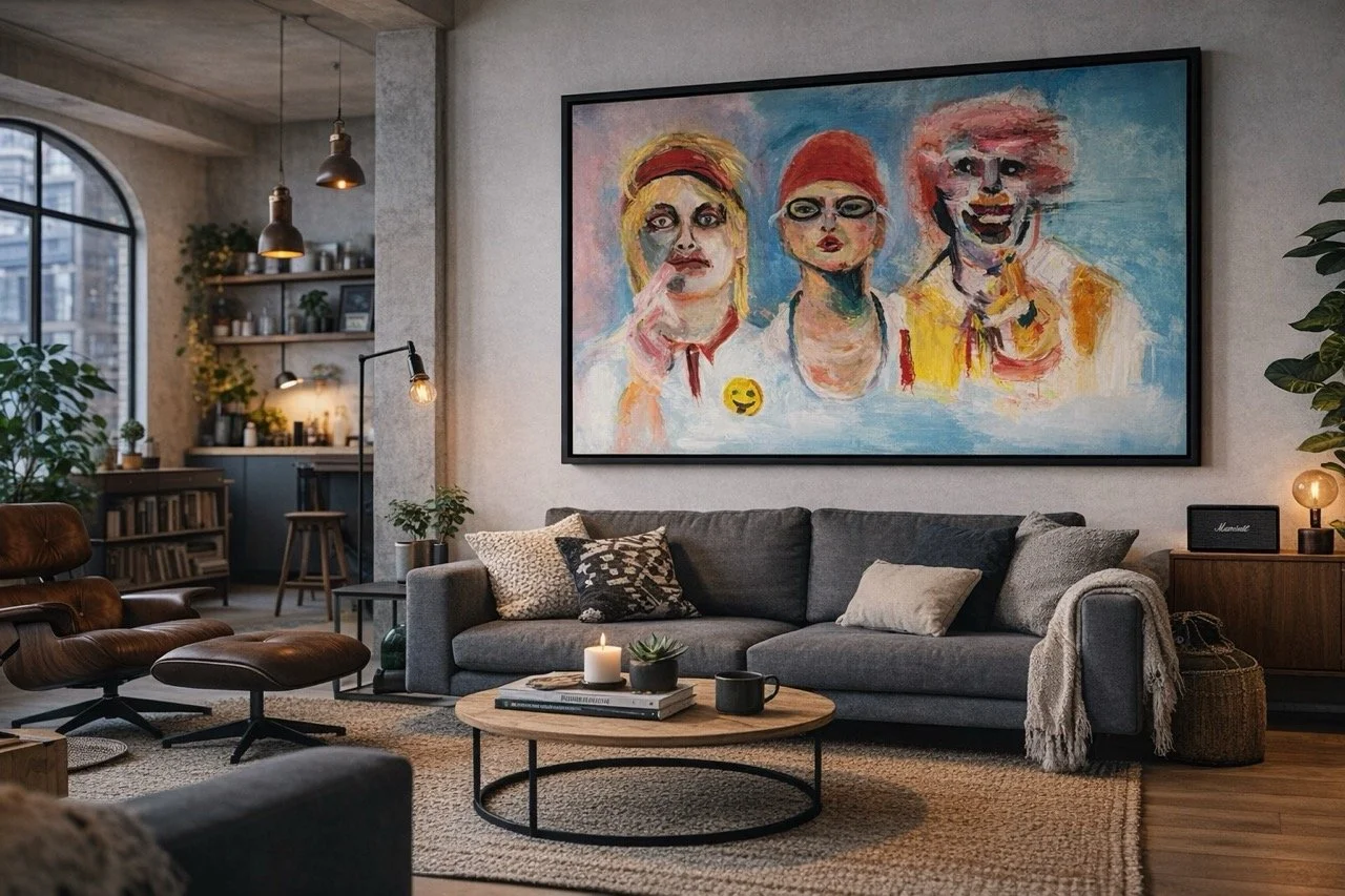 Kleiner Schwimmer (2025)
Öl auf Leinwand, 80 x 120 cm