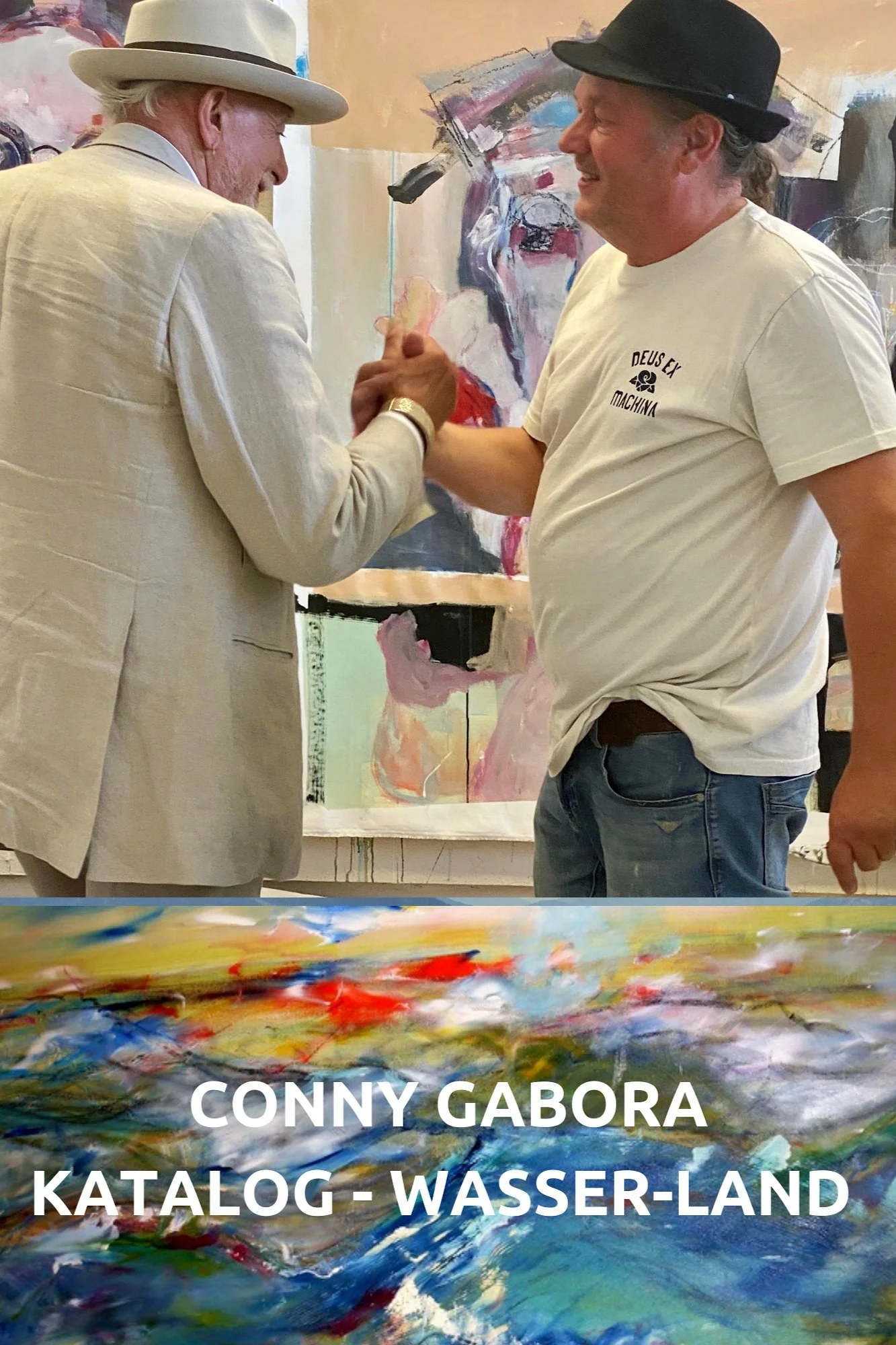 Conny Gabora   Katalog - Wasser - Land mit Markus Lüpertz