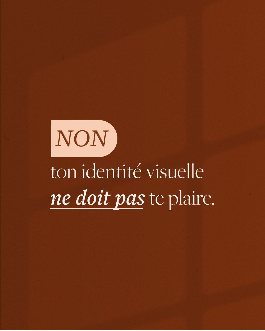 Et non ! Attention, votre identit&eacute; visuelle ne doit pas vous plaire...⁠
Elle doit plaire (mais surtout parler) &agrave; votre cible.⁠
Car c'est elle qui va acheter votre produit ou vos services.⁠
⁠
Plaire &agrave; votre cible, c'est ce qui va 