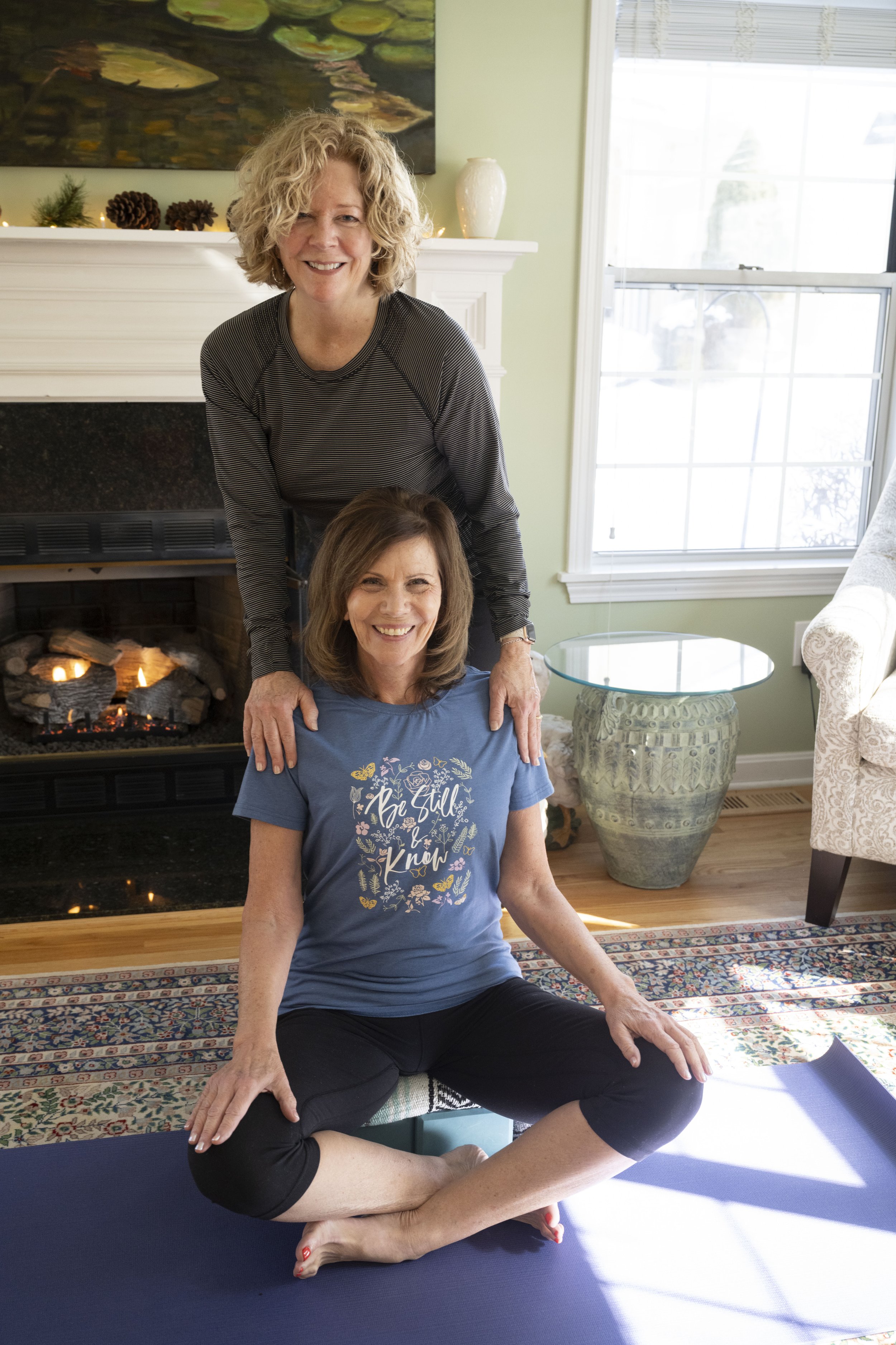 private yoga in client's home