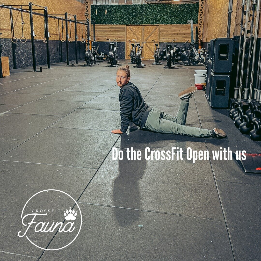 The month of the CrossFit Open is here 🙌  We can't wait to get going with our members at CrossFit Fauna.

The open is three workouts spread across three weeks. We don't know what the workouts are but that is also part of the fun of it. 

Thousands o
