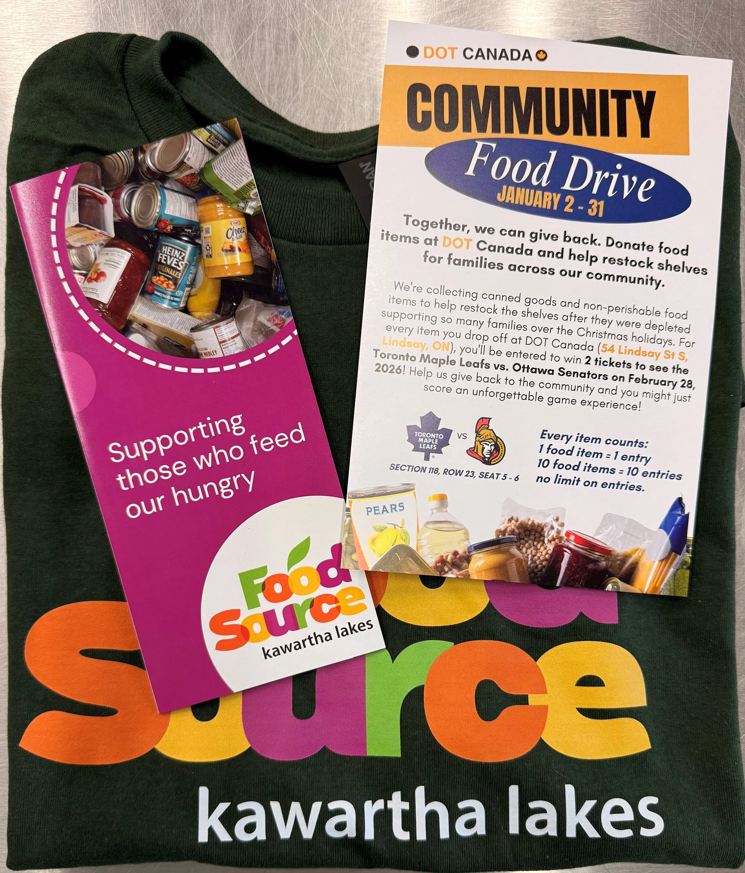 DOT Canada - Community Food Drive