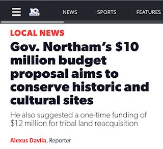 Gov. Northham's $10 Million Budget Proposal Aims to Conserve Historic and Cultural Sites