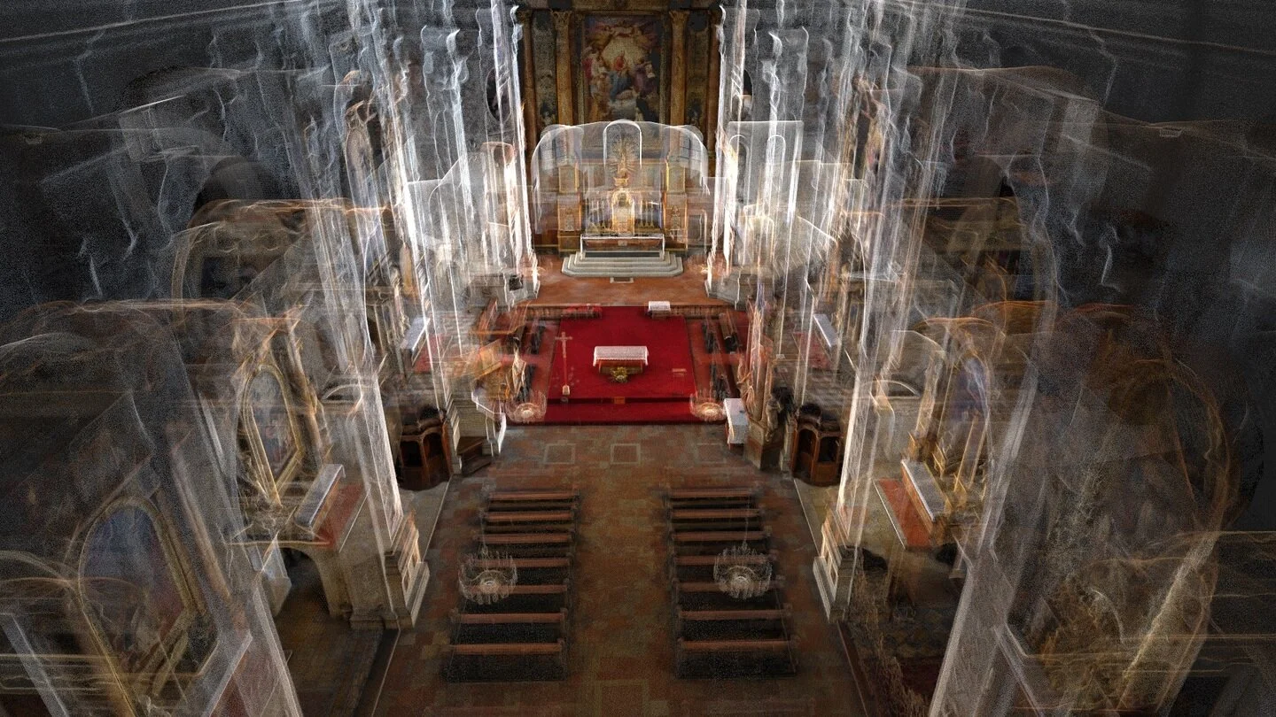 NavVis M6 Point Cloud Visualization with X-Ray