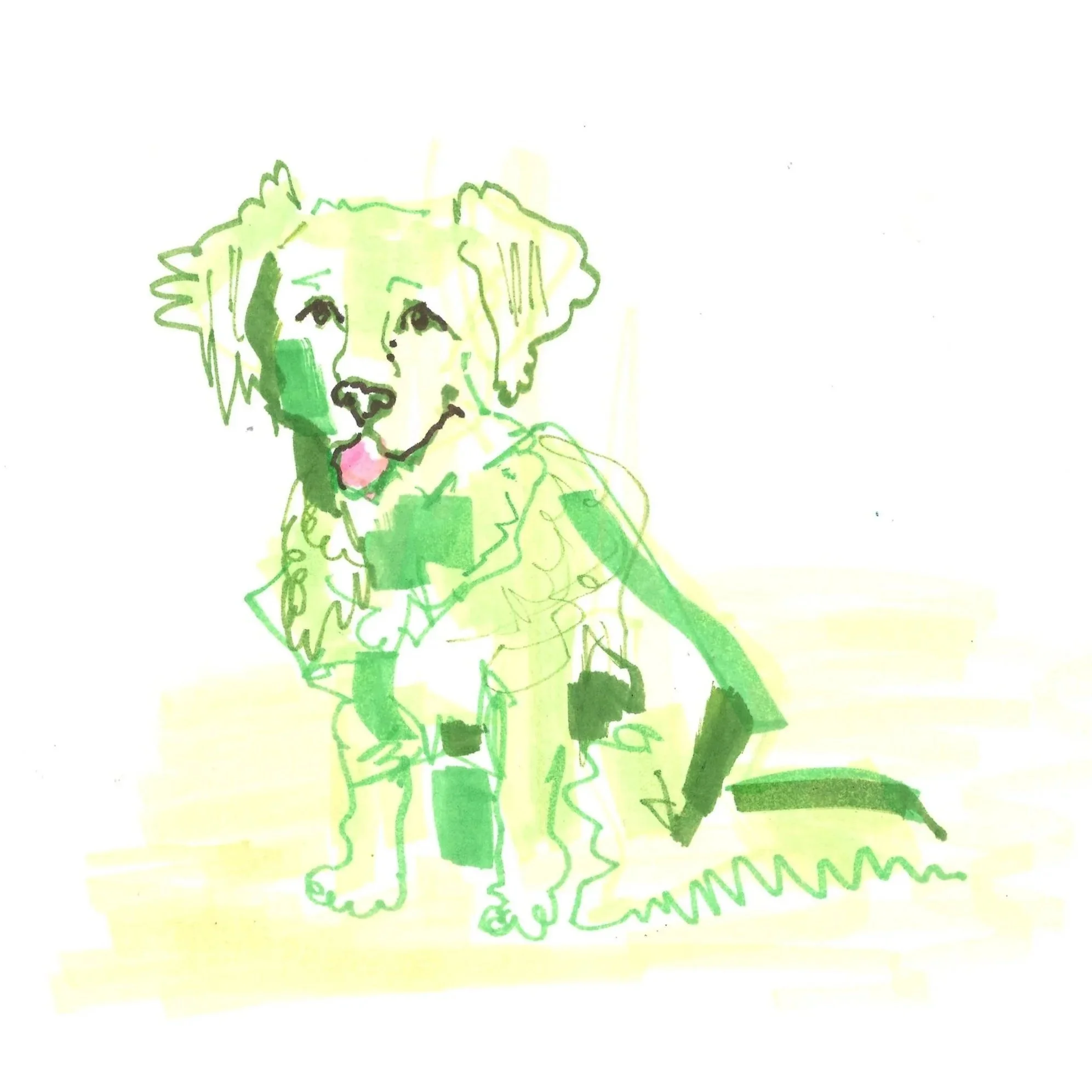 Om hunden i texten, i språket i orden