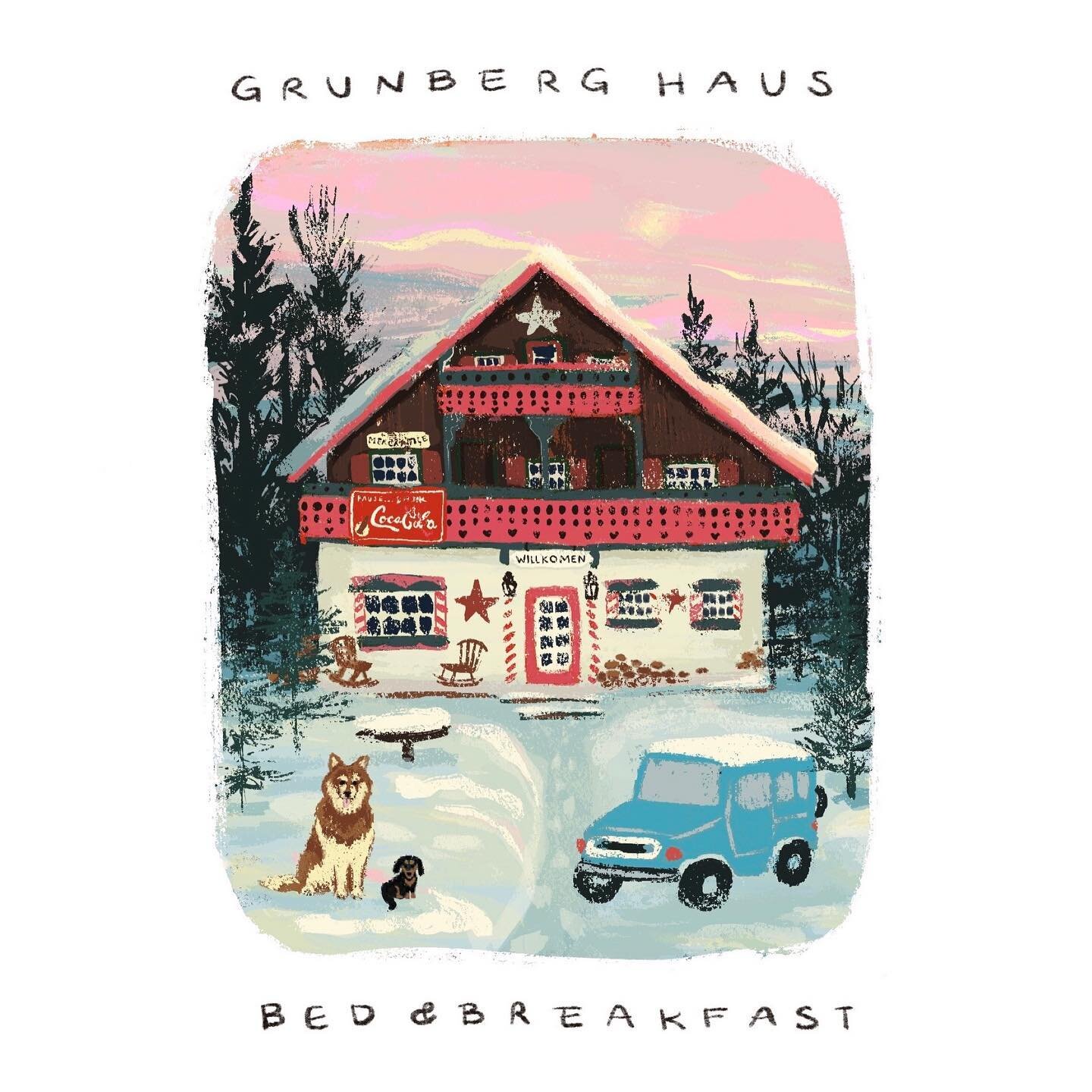 Grunberg Haus 🌲@grunberghaus Couldn&rsquo;t let the weekend go by without capturing this cozy place. The house, the doggos, the car 🤤🙌 dream cabin aesthetic