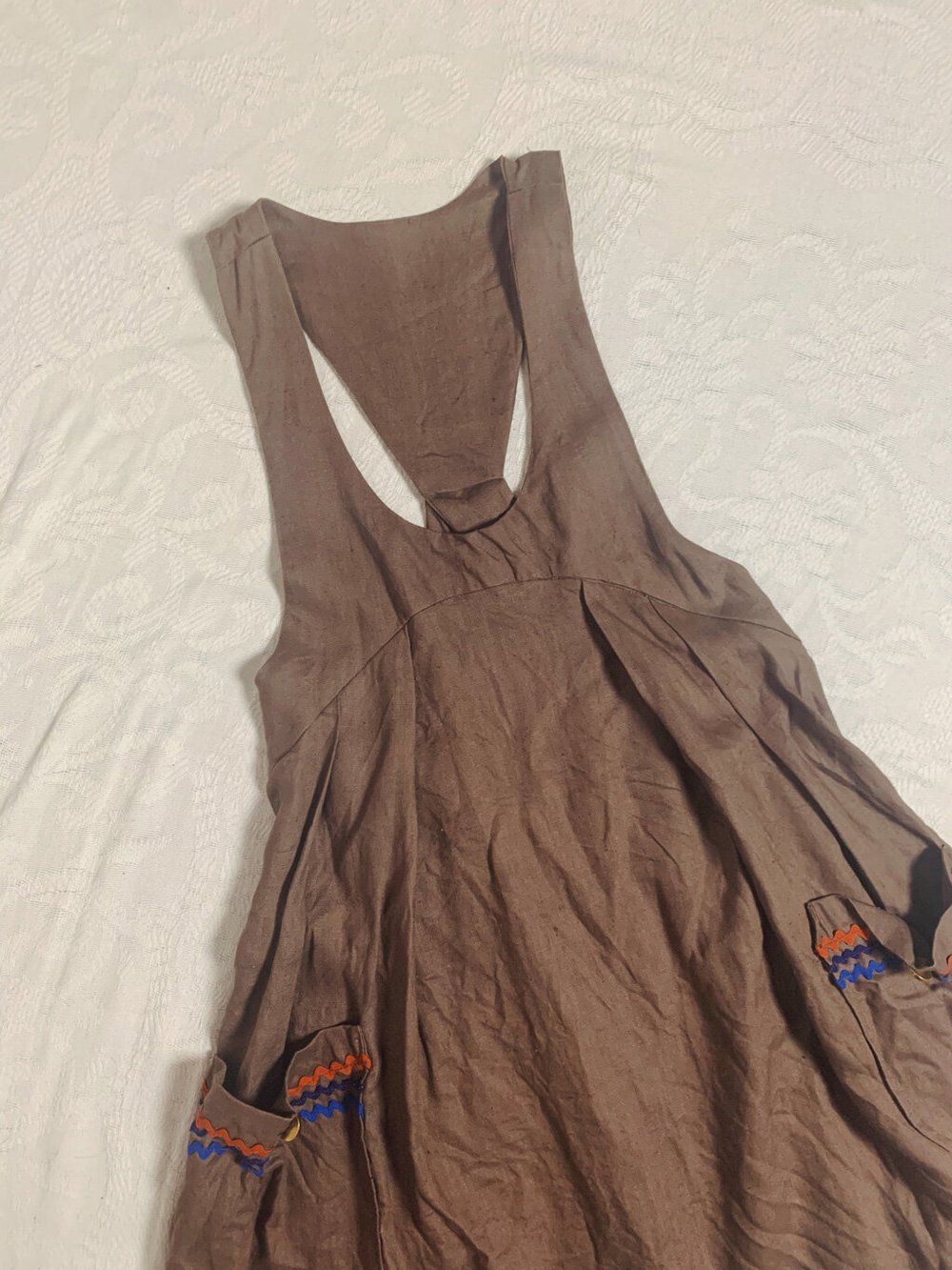 Brown Jumper Dress | S Misfit Thrifted Brown Jumper Dress | S Misfit Thrifted