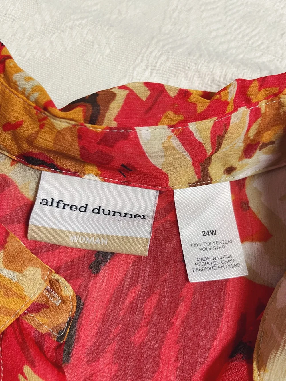 Blouse Grande Taille Hollywood Diva Boutique – 2X, Imprimé Floral, Manches Découpées