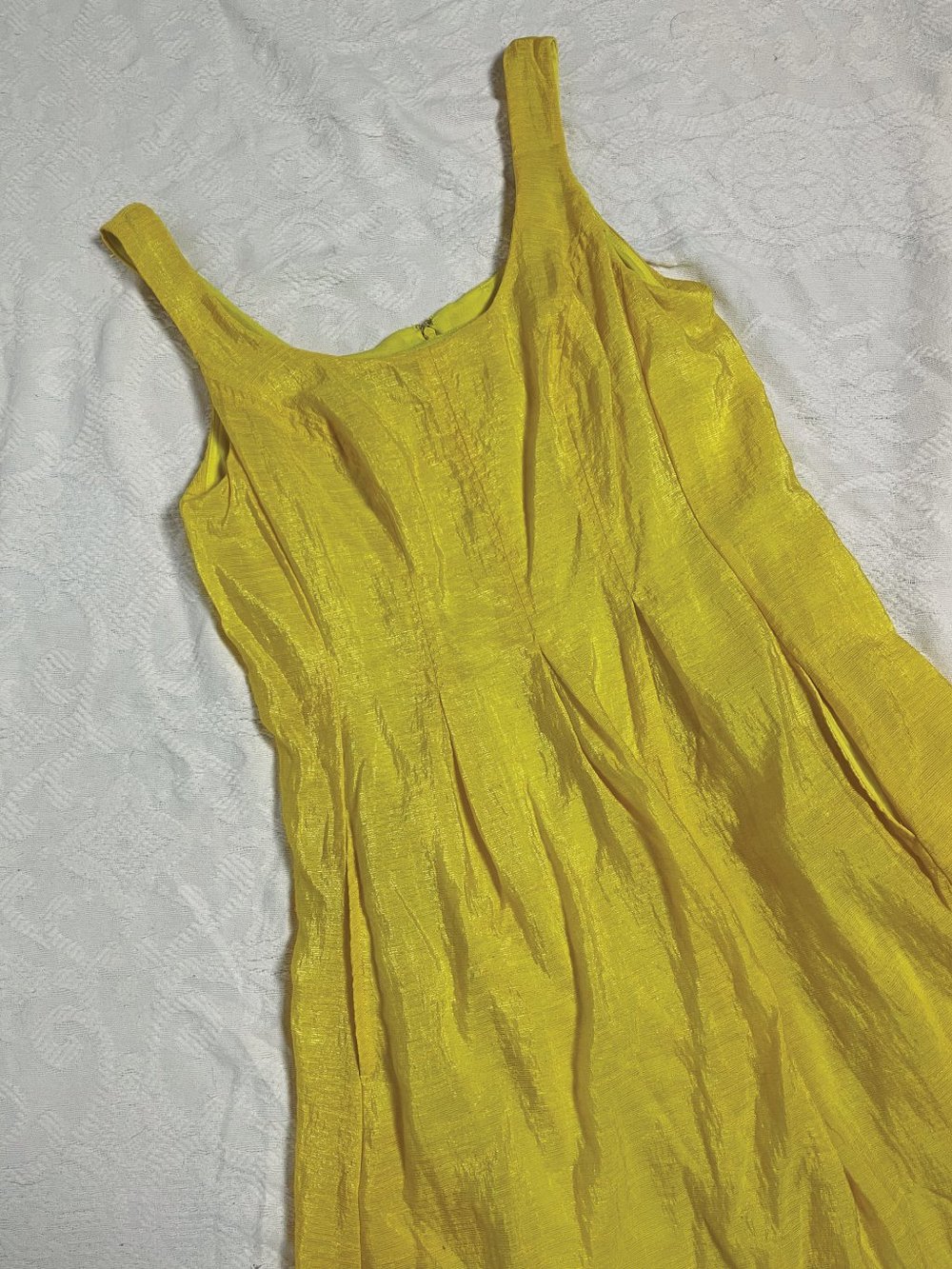green emerald velvet dress Meyer Lace Puff Sleeve Mini Dress • Shop American Threads Boutique Yellow / S main image 1