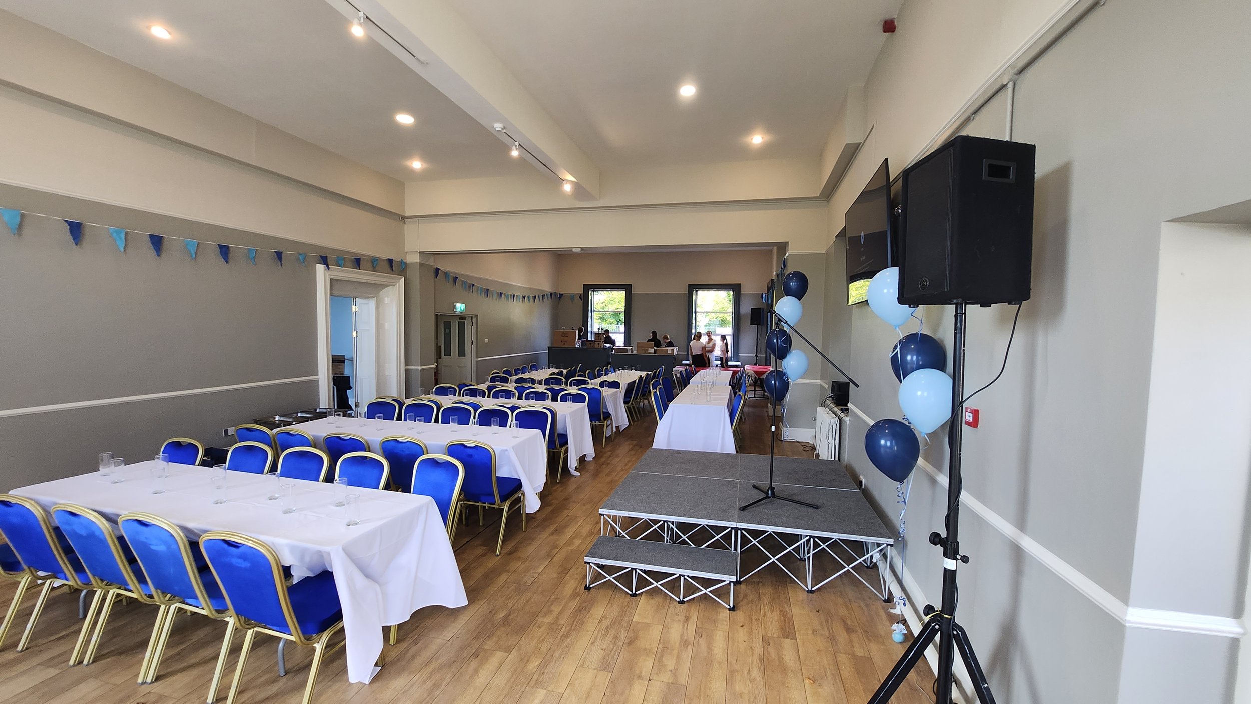 Main Hall Dressed for Large Event