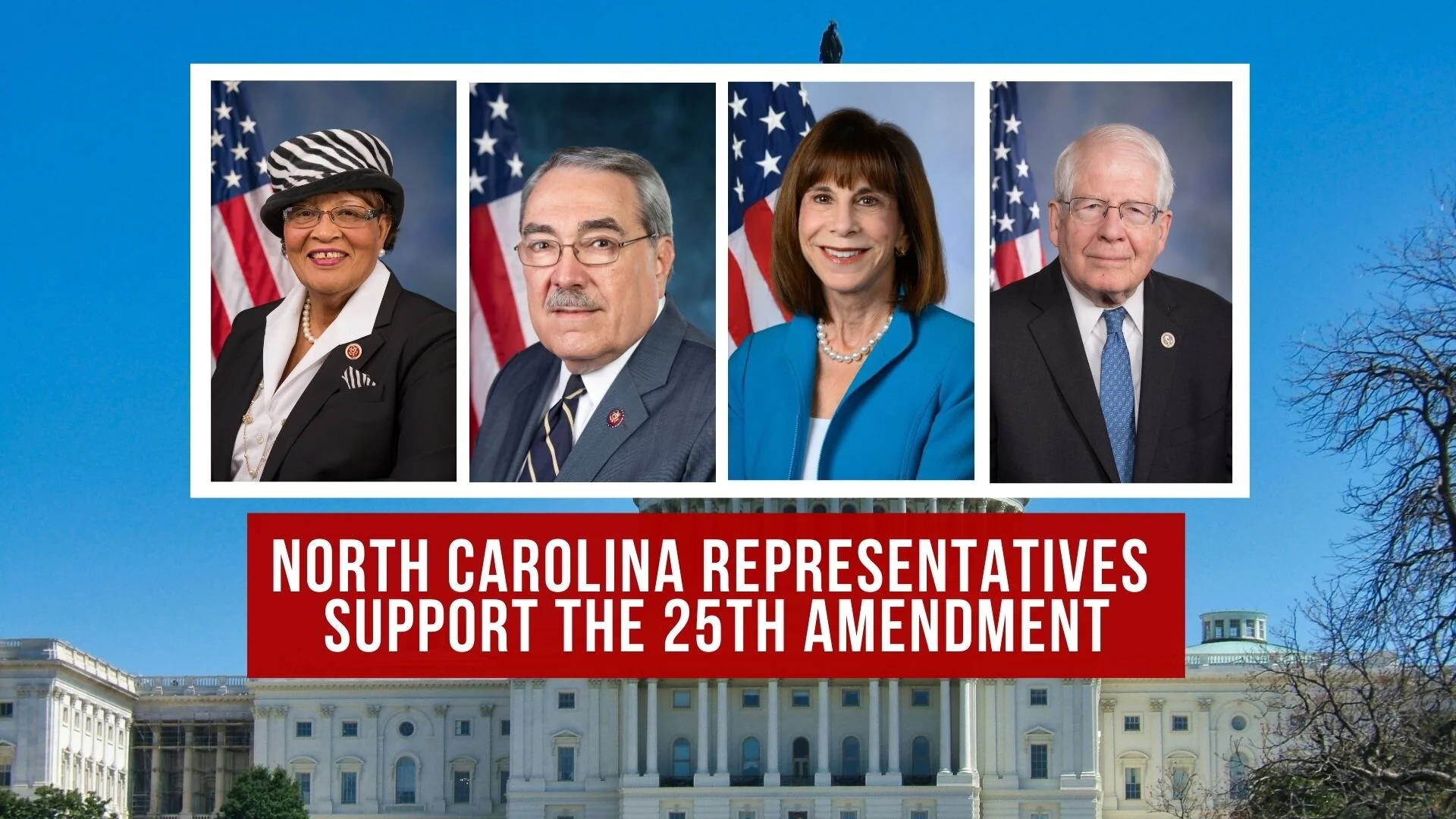 North Carolina representatives support using the 25th amendment