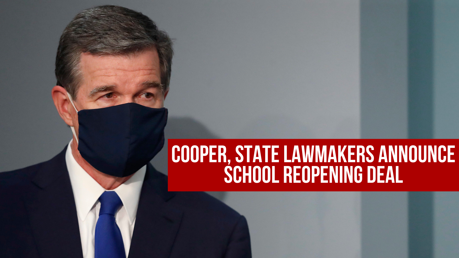 Cooper, state lawmakers announce school reopening deal