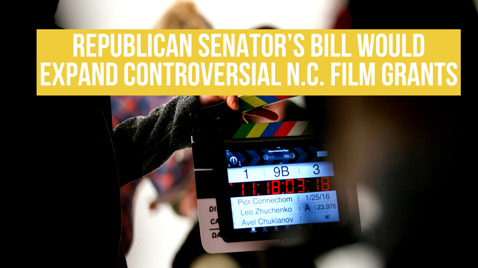 Republican senator’s bill would expand controversial N.C. film grants