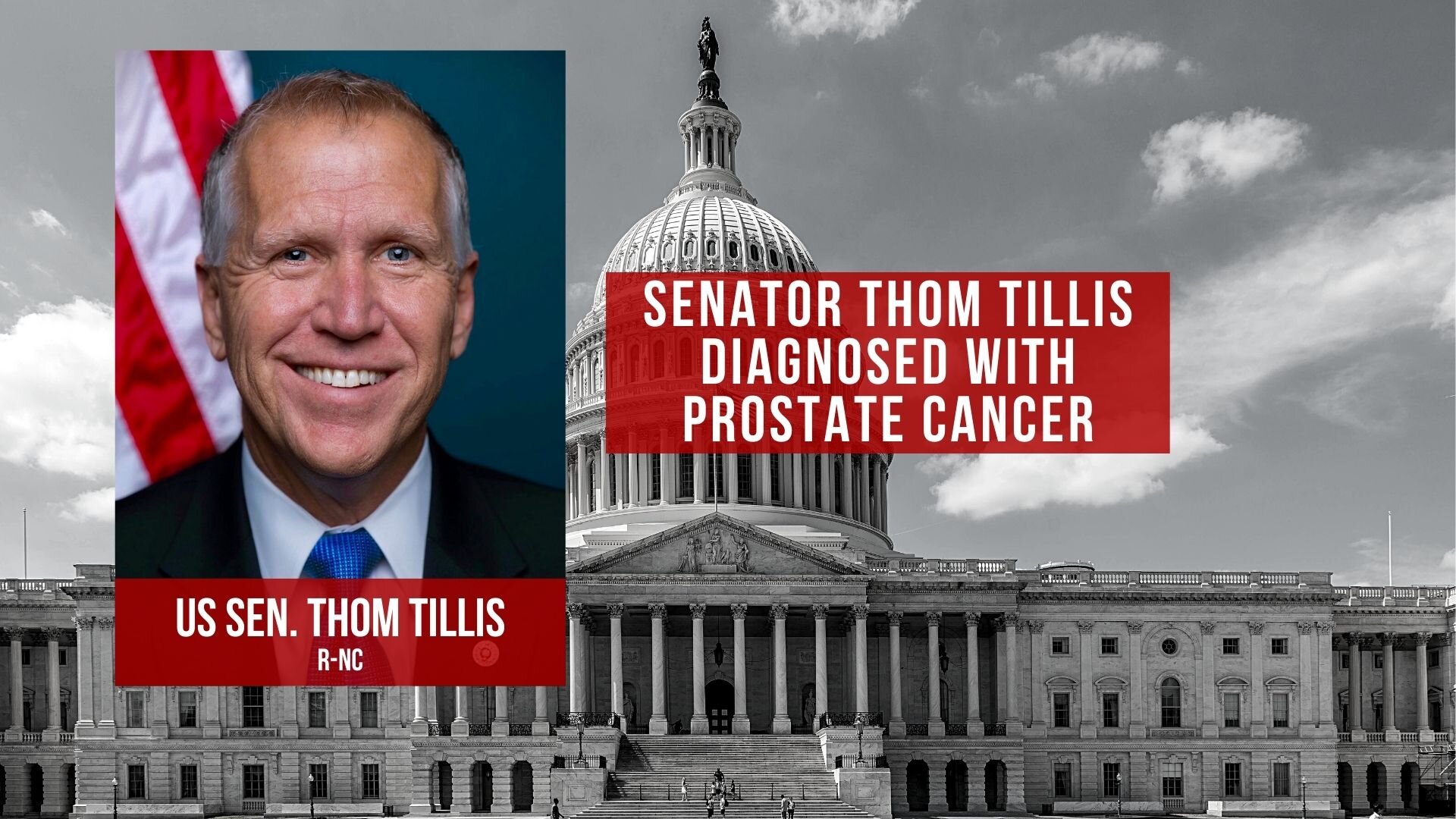 Senator Thom Tillis diagnosed with prostate cancer