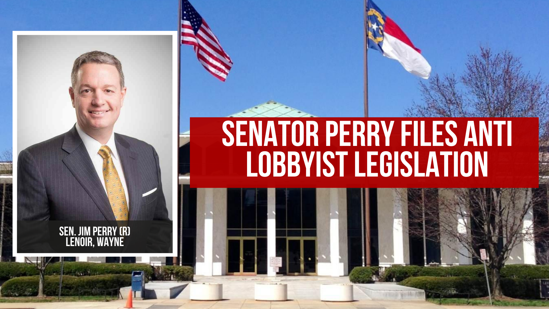 Senator Perry files anti lobbyist legislation