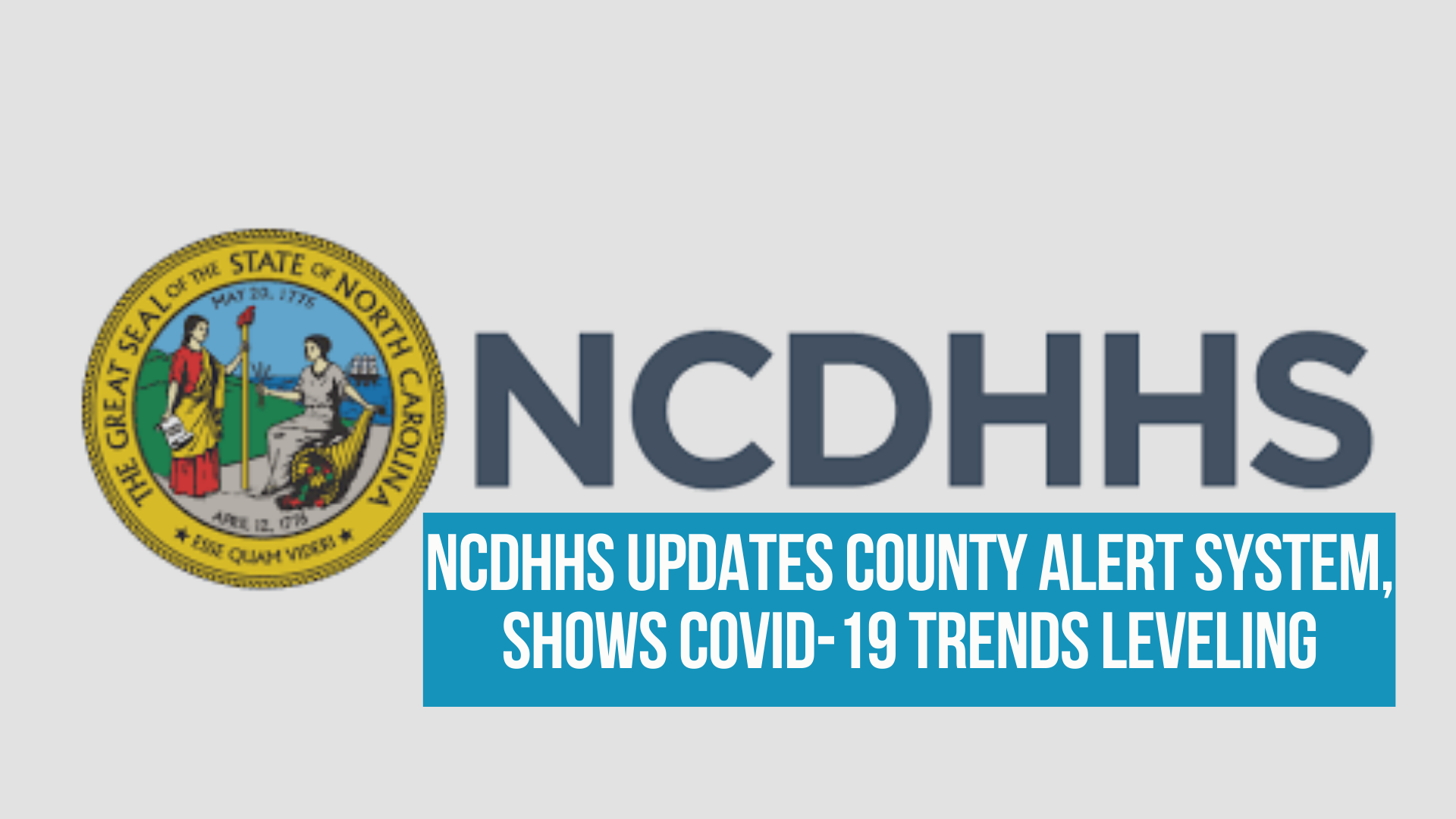 NCDHHS Updates County Alert System, Shows COVID-19 Trends Leveling
