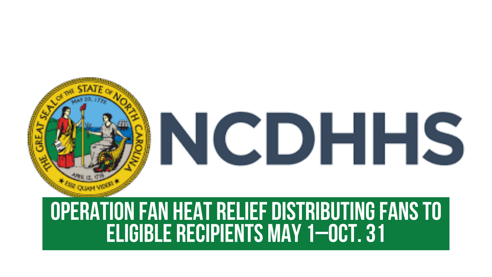 Operation fan heat relief distributing fans to eligible recipients May 1–Oct. 31