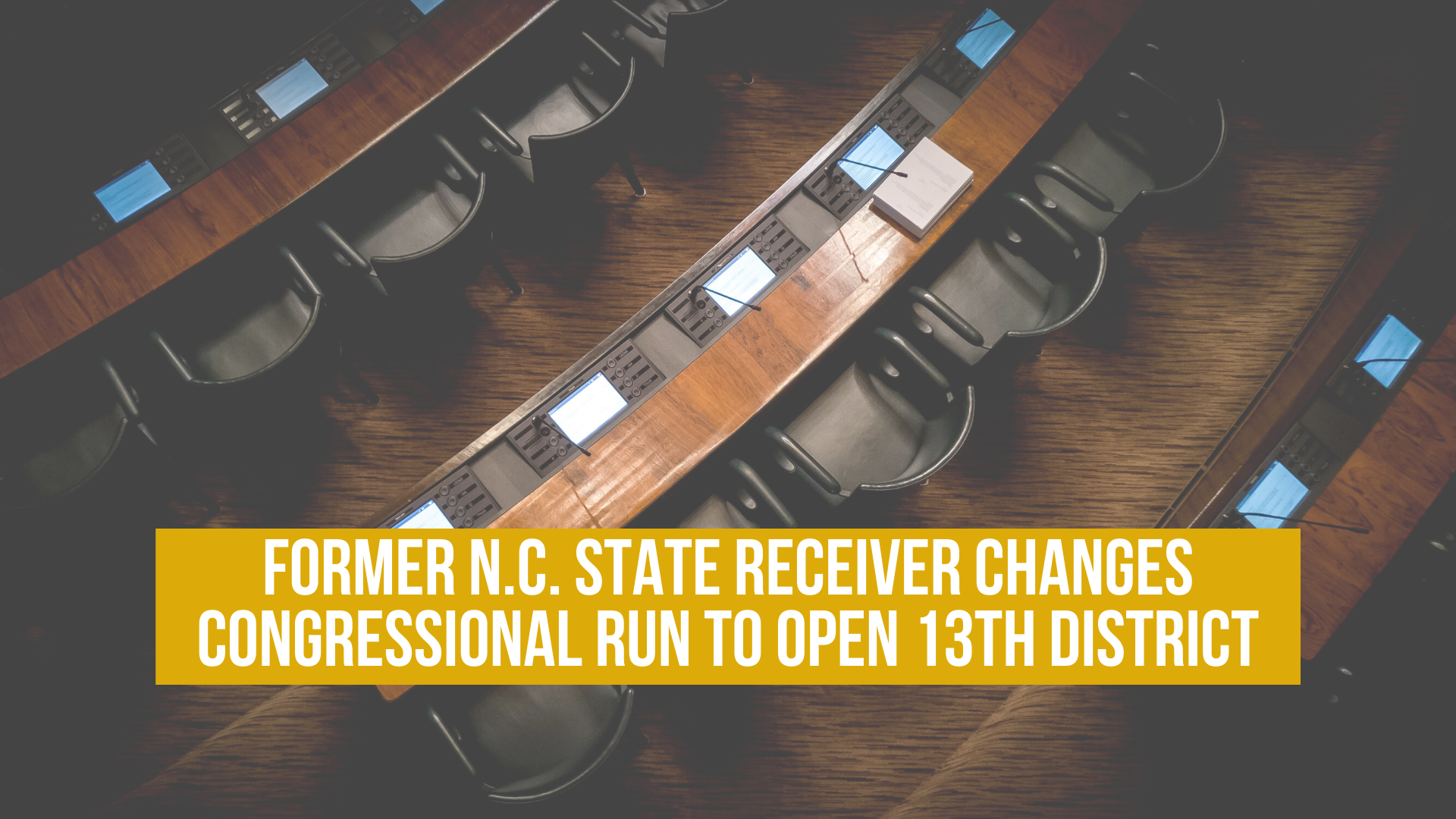 Former N.C. State receiver changes congressional run to open 13th district