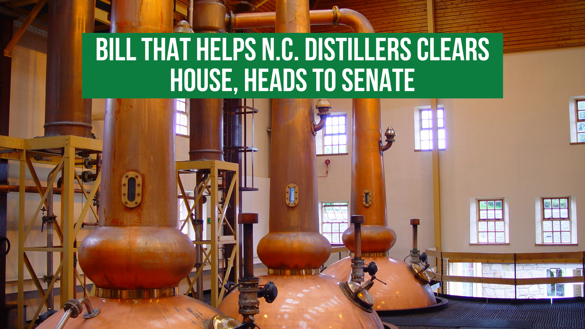 Bill that helps N.C. distillers clears House, heads to Senate