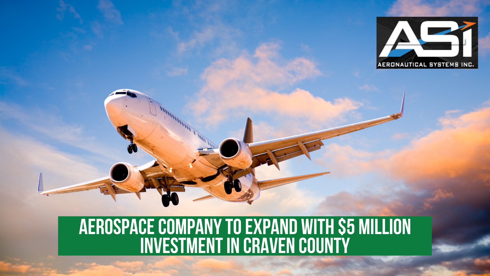 Aerospace company to expand with $5 million investment in Craven County