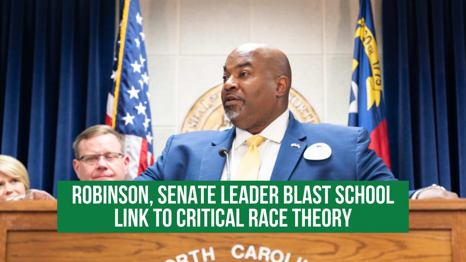 Robinson, Senate leader blast school link to Critical Race Theory