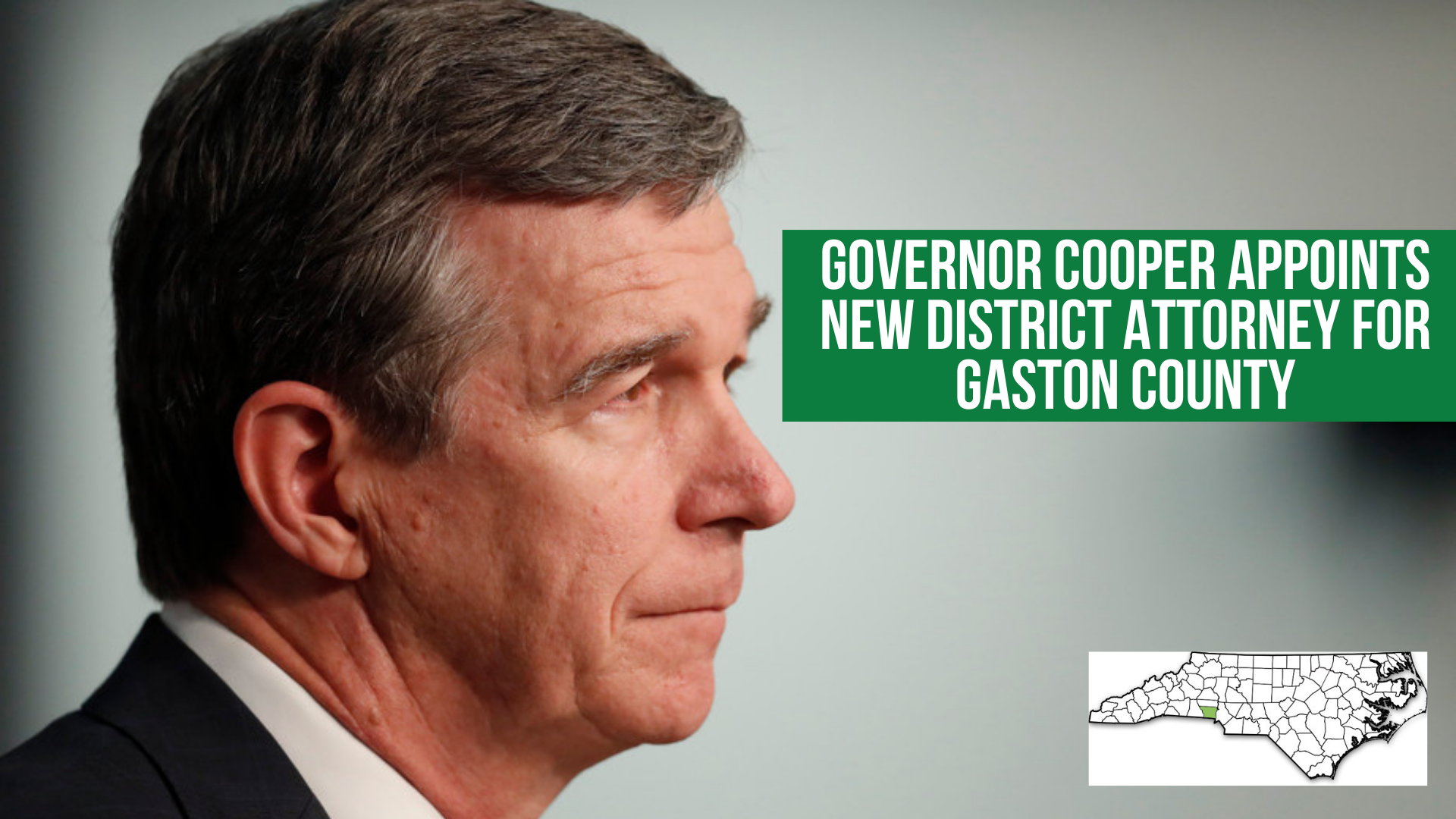 Governor Cooper appoints new district attorney for Gaston County