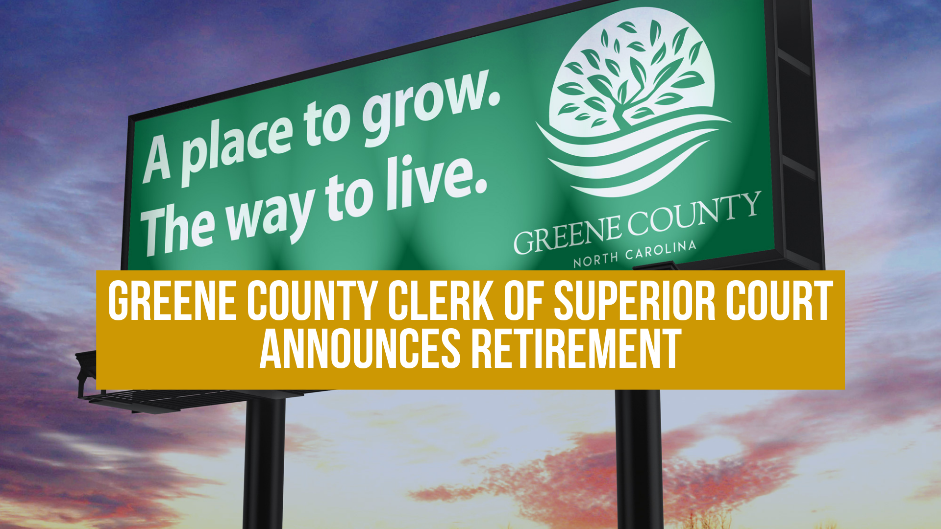 Greene County Clerk of Superior Court announces retirement