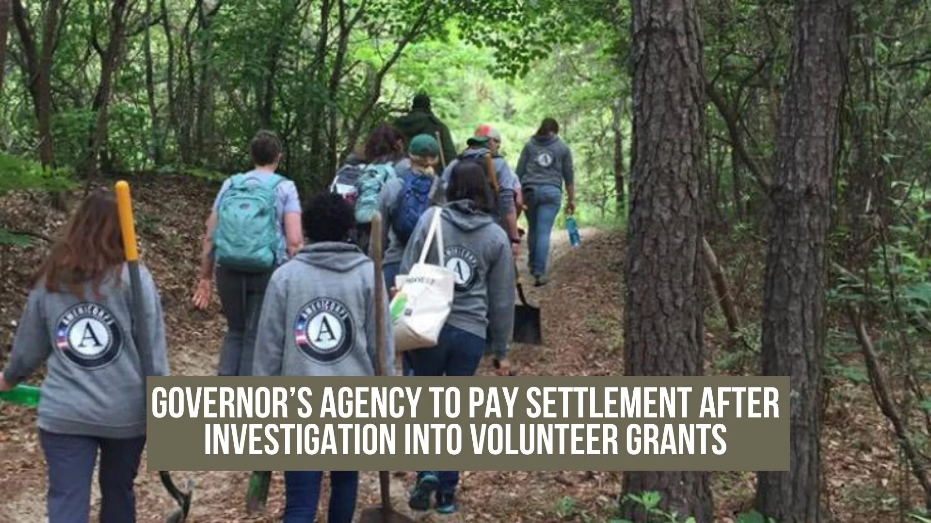 Governor’s agency to pay settlement after investigation into volunteer grants